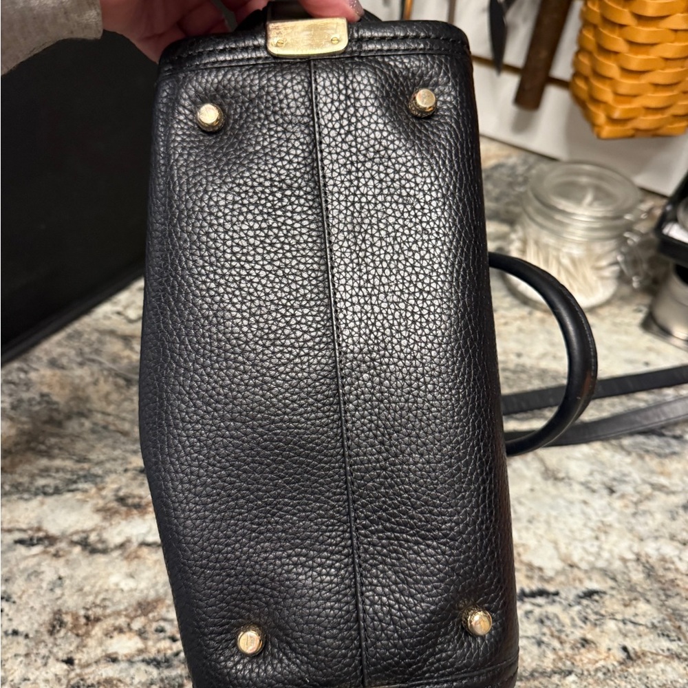 Coach Swagger 27 Black Leather Women's Bag - Picture 11 of 12